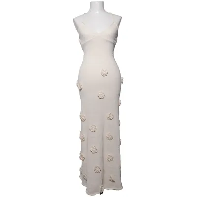 Neckholder Top (Beige) von Meshki Acryl, Polyester