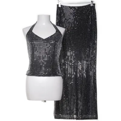 Set (Svart, Silverfärgad) från White Fox Elastan, Polyester