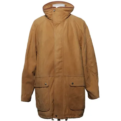 Veste en cuir (Marron) de Timberland Coton, Cuir, Polyester