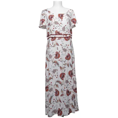 Maxi dress (White, Multicolored) from Heine Viscose
