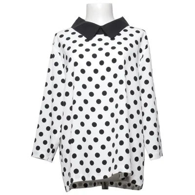 Blouse (Blanc, Noir) de Allegra K Polyester