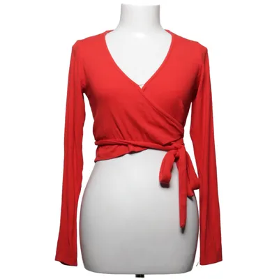 Wrap top (Red) from Stradivarius