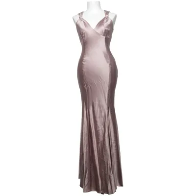 Robe longue (Rose) de Karen Millen Acétate, Élasthane, Polyamide, Viscose