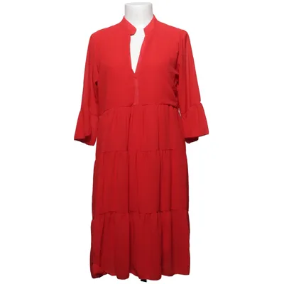Kjole (Rød) fra Creme Fraiche Elastan, Polyester, Viscose