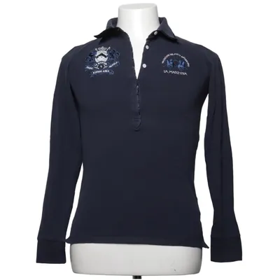 Rugby shirt (Blauw) van La Martina Katoen, Elastaan