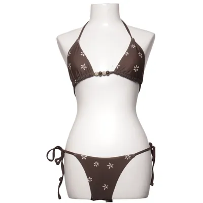 Bikini (Bruin) van Shein Elastaan, Polyester