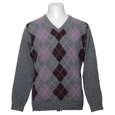 Pullover (Grijs, Lila, Meerkleurig) van Alan Paine Wol
