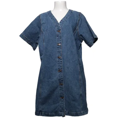 Denim dress (Blue) from Zizzi Cotton, Elastane