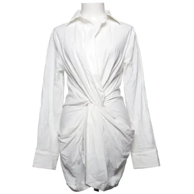 Robe portefeuille (Blanc) de Lioness Coton