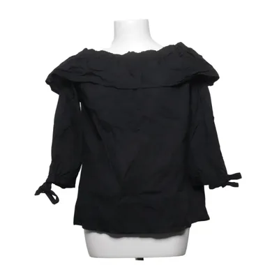 Blouse (Zwart) van Vestino Katoen, Elastaan