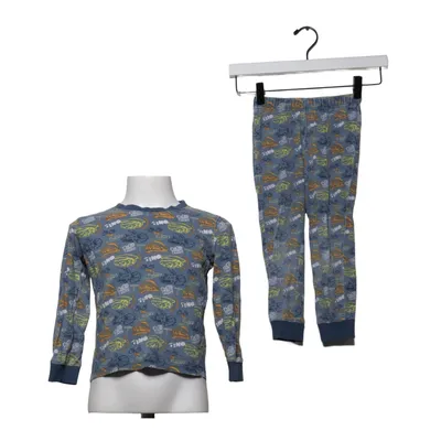 Pajamas (Blue, Multicolored) from Dinosaur Cotton