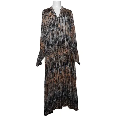 Maxikjole (Beige, Sort, Flerfarvet) fra Culture Viscose
