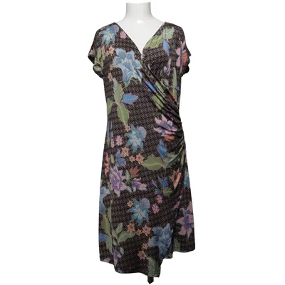 Dress (Black, Multicolored) from Pearl Elastane, Polyester