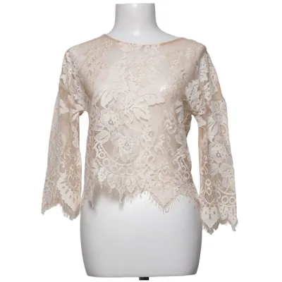 Top (Beige, Hvid) fra Zara Woman