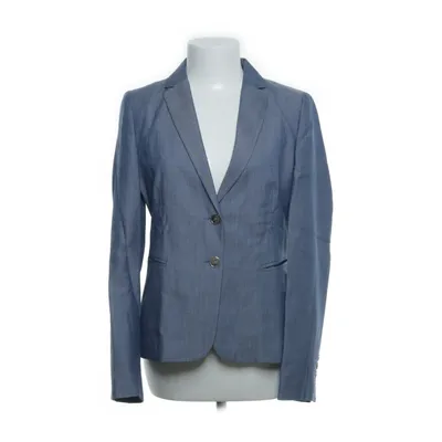 Blazer (Blue) from 123 Paris Acetate, Cotton, Lyocell, Polyester