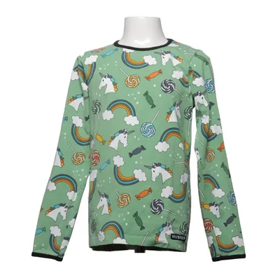 Lange mouwen shirt (Groen, Meerkleurig) van Villervalla Elastaan, Organisch katoen