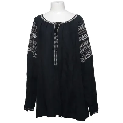 Blouse (Zwart) van Gudrun Sjödén Katoen, Linnen