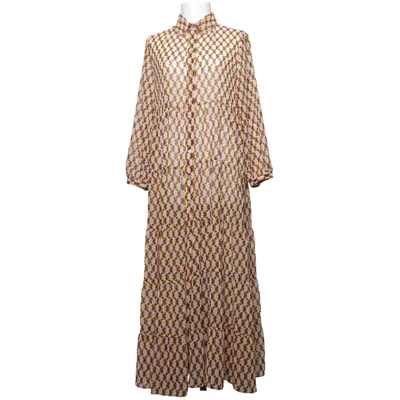 Blousejurk (Bruin, Geel, Meerkleurig) van Zara