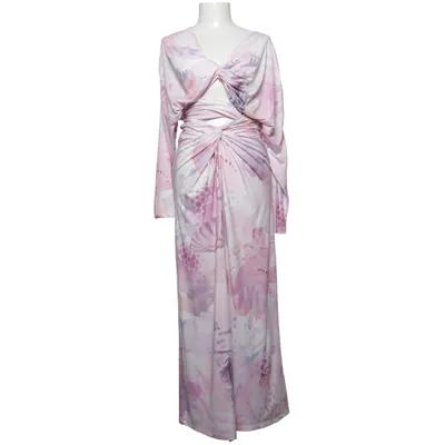 Maxi dress (Pink, Purple, White) from NA-KD Art Elastane, Polyester