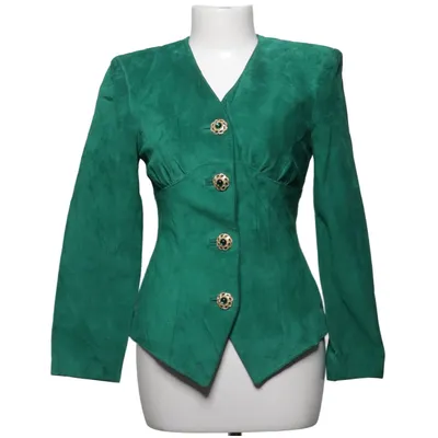 Leather blazer (Green) from Danier Leather