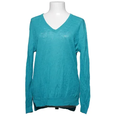 Trui (Blauw) van Mango Basics Linnen