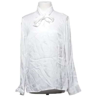 Pussy bow blouse (White) from Christian Berg Viscose