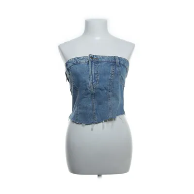 Tube top (Blue) from Zara Cotton