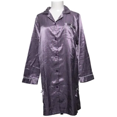 Nattskjorta (Lila, Vit) från In Linea Bomull, Polyester
