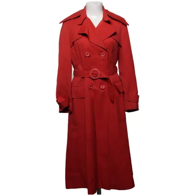 Trench-coat (Rouge) de Trevira Polyester, Viscose