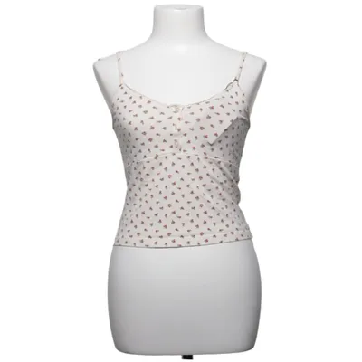 Tank Top (White) from Brandy Melville Cotton, Elastane