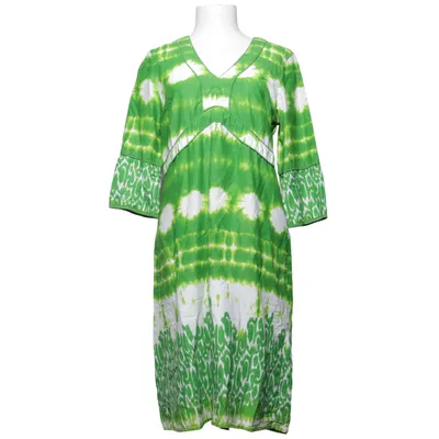 Dress (Green, White) from Signal Cotton