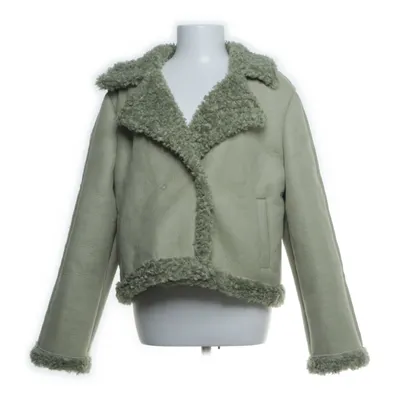 Shearling jacket (Green) from NA-KD Polyester