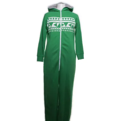 Mjukisdräkt (Grön, Vit) från Warp Bomull, Polyester