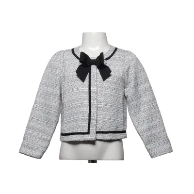 Kavaj (Vit, Svart) från Livly Akryl, Bomull, Polyester