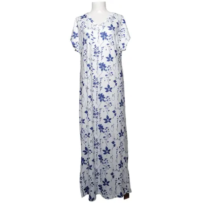 Maxikjole (Blå, Hvid) fra Emery Rose Elastan, Polyester