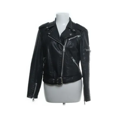 Bikerjacka (Svart) från Akta Getskinn Skinn