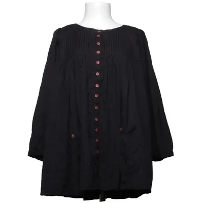 Blouse (Zwart) van Gudrun Sjödén Organisch katoen, Viscose