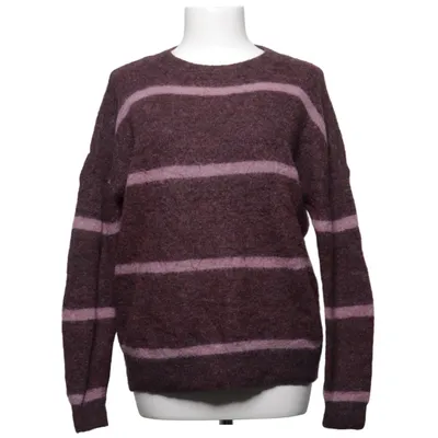 Sweater (Femme Alpaca Stripe Pullover) fra MSCH Copenhagen Alpacauld, Elastan, Polyamid