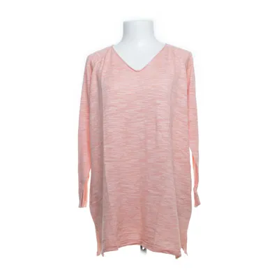 Top (Orange, White) from Lands' End Cotton, Nylon