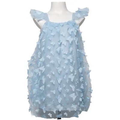 Klänning (Blå) från Dolly Bomull, Polyester