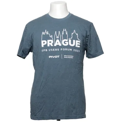T-shirt (Bleu) de Next Level Apparel Coton, Polyester