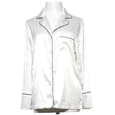 Pyjama shirt (Wit) van Eco Elastaan, Polyester