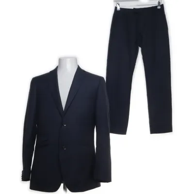 Suit (Blue) from Riley Polyester, Wool, Viscose