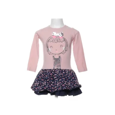 Jurk (Roze, Blauw, Meerkleurig) van Happy Girls Elastaan