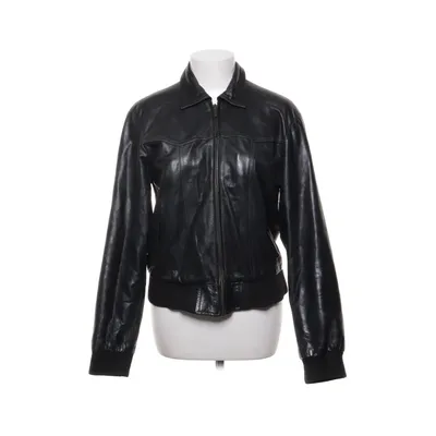 Läderjacka (Svart) från Satisfashion Skinn, Polyester