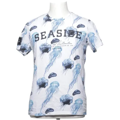 T-shirt (Wit, Blauw, Meerkleurig) van Seaside Katoen