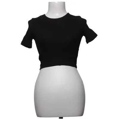 Top (Mini Rib Crop Top) von Weekday Baumwolle, Elasthan