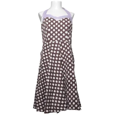 Halternek jurk (Bruin, Wit) van Dress Tells