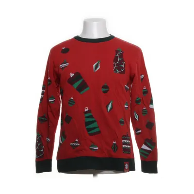 Kersttrui (Rood, Meerkleurig) van Chilled Coffe Katoen, Polyester