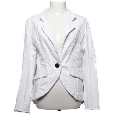 Blazer (White) from Pronto Moda Cotton, Elastane